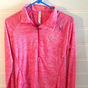 Womens under armour long sleeve zipper front top